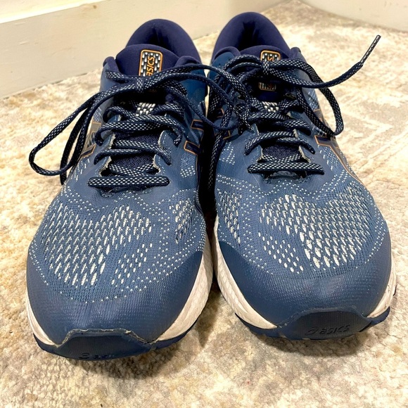 ASICS Kayano Men’s Size 12 F450919 Running Shoes Sneakers FlyteForm Blue Orange - Picture 1 of 8